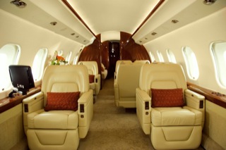 фото салона самолёта Global Express XRS